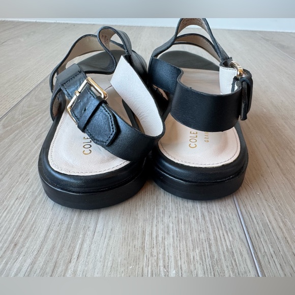 Cole Haan Anela Grand Black Leather Strappy Sandals Sz 7 EUC - Picture 10 of 16
